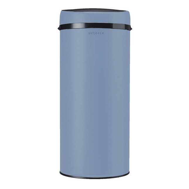 Poubelle cuisine à ouverture manuelle 45L Bleu Céleste Poubelle cuisine à ouverture manuelle 45L Bleu Céleste