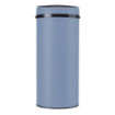 Poubelle cuisine à ouverture manuelle 45L Bleu Céleste Poubelle cuisine à ouverture manuelle 45L Bleu Céleste