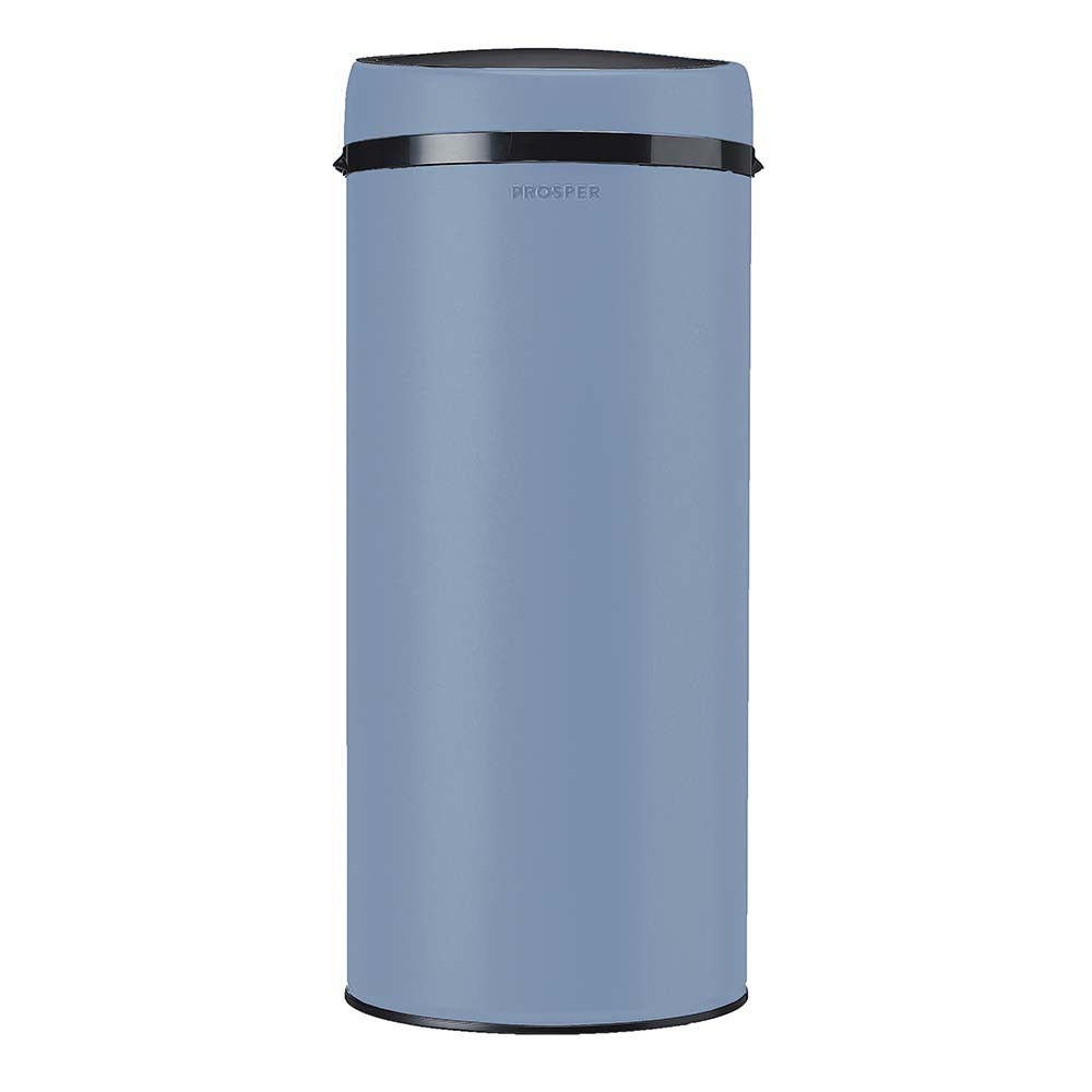 Poubelle cuisine à ouverture manuelle 45L Bleu Céleste Poubelle cuisine à ouverture manuelle 45L Bleu Céleste