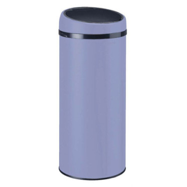 Poubelle cuisine à ouverture manuelle 45L Bleu Lavande