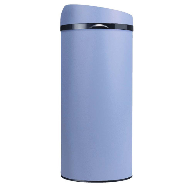 Poubelle cuisine à ouverture manuelle 45L Bleu Lavande