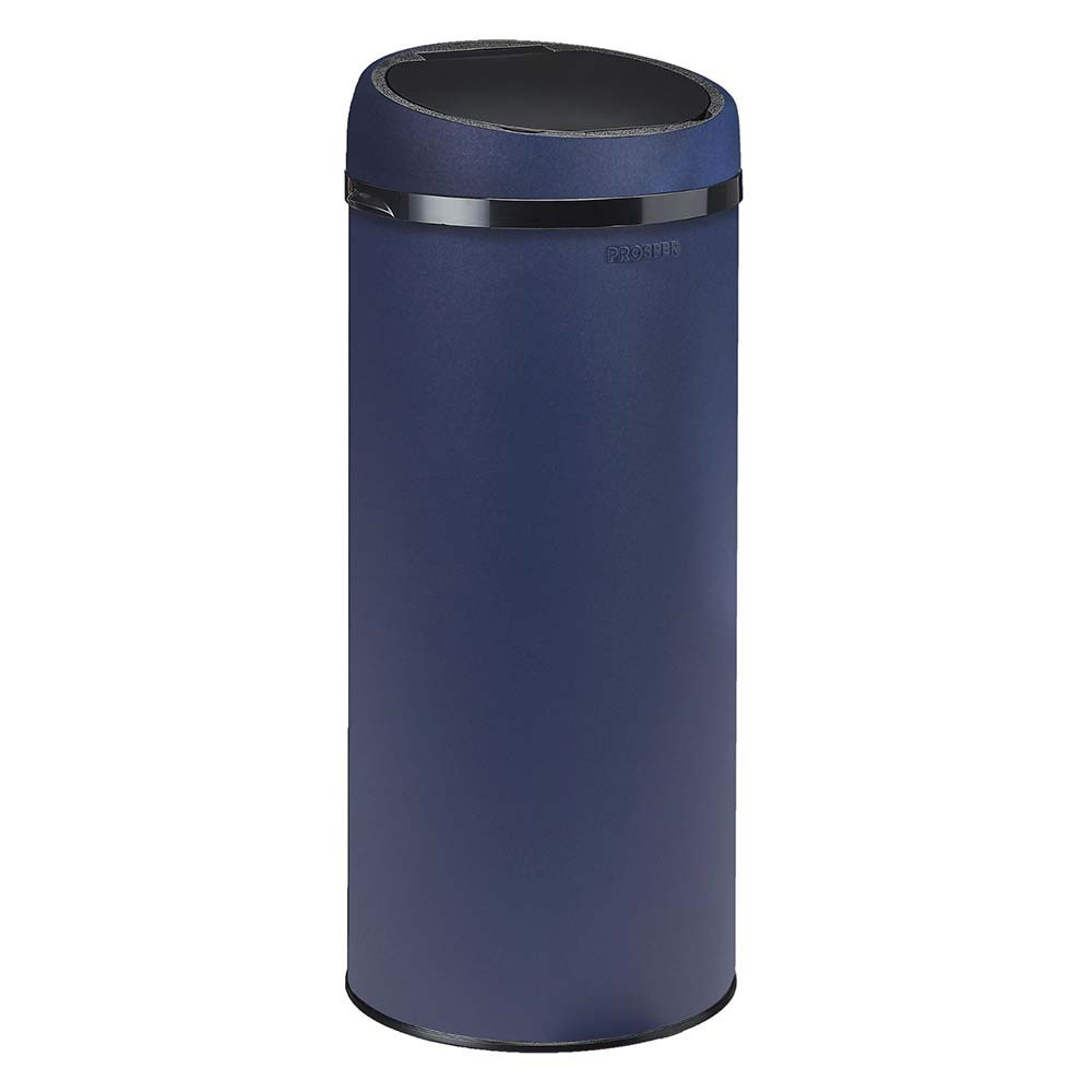 Poubelle cuisine à ouverture manuelle 45L Bleu Minéral Poubelle cuisine à ouverture manuelle 45L Bleu Minéral