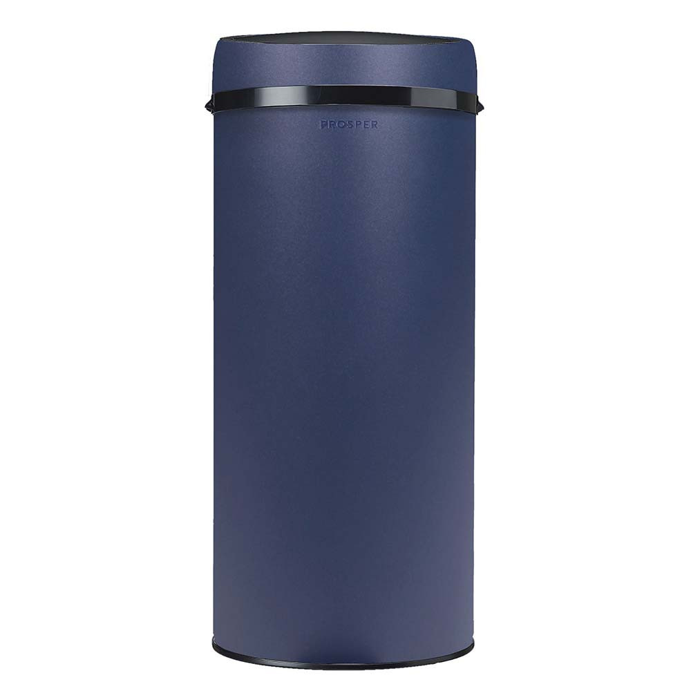 Poubelle cuisine à ouverture manuelle 45L Bleu Minéral Poubelle cuisine à ouverture manuelle 45L Bleu Minéral