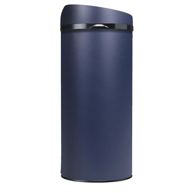Poubelle cuisine à ouverture manuelle 45L Bleu Minéral Poubelle cuisine à ouverture manuelle 45L Bleu Minéral