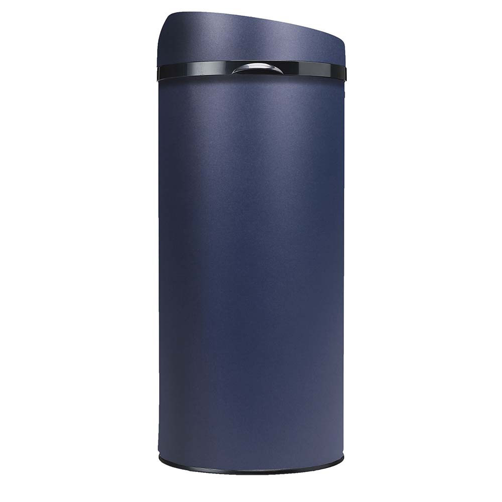 Poubelle cuisine à ouverture manuelle 45L Bleu Minéral Poubelle cuisine à ouverture manuelle 45L Bleu Minéral