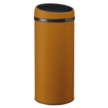 Poubelle cuisine à ouverture manuelle 45L Caramel