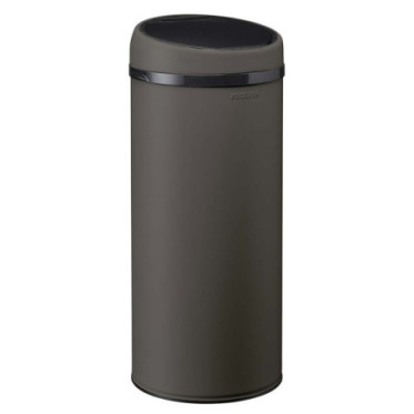 Poubelle cuisine à ouverture manuelle 45L Gris Ardoise
