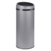 Poubelle cuisine à ouverture manuelle 45L Gris Galet