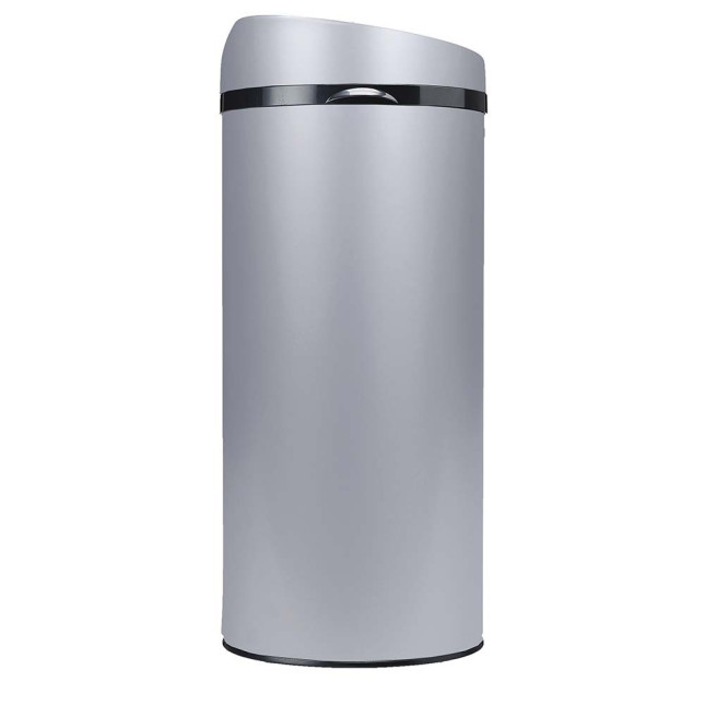Poubelle cuisine à ouverture manuelle 45L Gris Galet