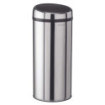 Poubelle cuisine à ouverture manuelle 45L Inox