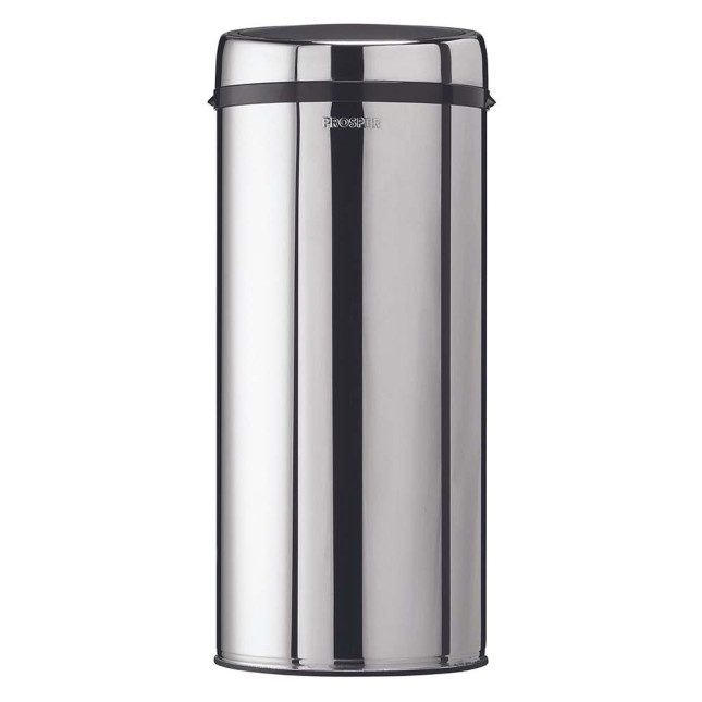 Poubelle cuisine à ouverture manuelle 45L Inox Poubelle cuisine à ouverture manuelle 45L Inox