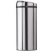 Poubelle cuisine à ouverture manuelle 45L Inox