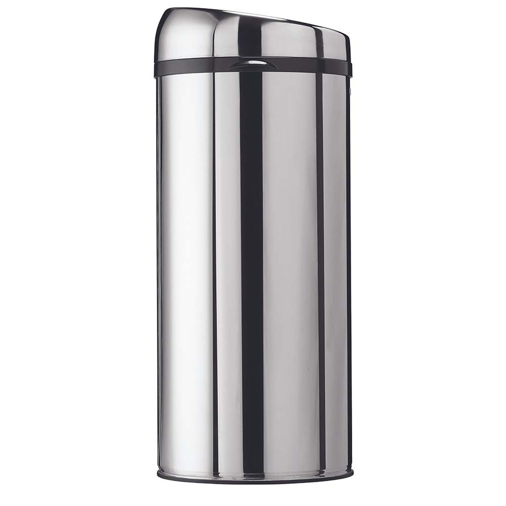 Poubelle cuisine à ouverture manuelle 45L Inox Poubelle cuisine à ouverture manuelle 45L Inox
