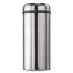 Poubelle cuisine à ouverture manuelle 45L Inox