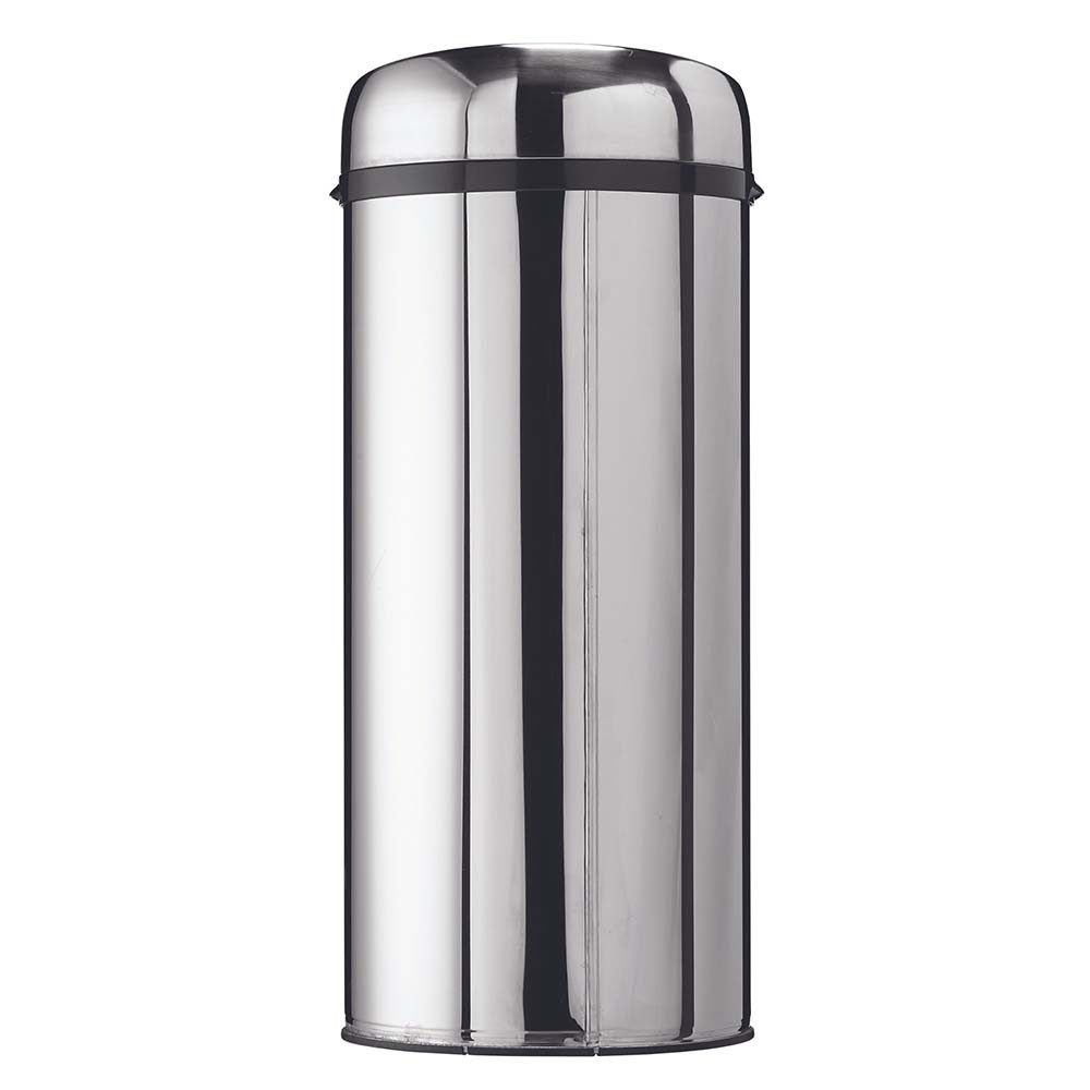 Poubelle cuisine à ouverture manuelle 45L Inox Poubelle cuisine à ouverture manuelle 45L Inox