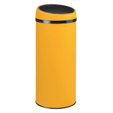 Poubelle cuisine à ouverture manuelle 45L Jaune Pamplemousse