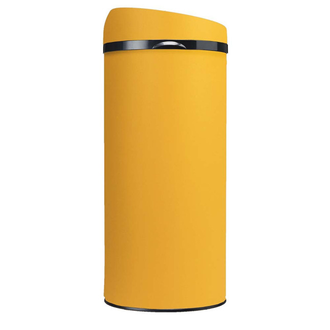 Poubelle cuisine à ouverture manuelle 45L Jaune Pamplemousse