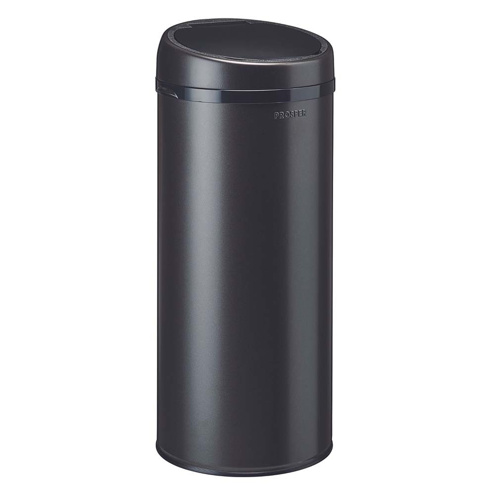 Poubelle cuisine à ouverture manuelle 45L Noir Basalte Poubelle cuisine à ouverture manuelle 45L Noir Basalte
