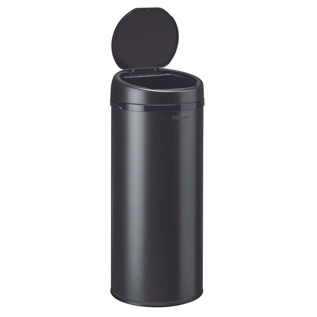 Poubelle cuisine à ouverture manuelle 45L Noir Basalte Poubelle cuisine à ouverture manuelle 45L Noir Basalte