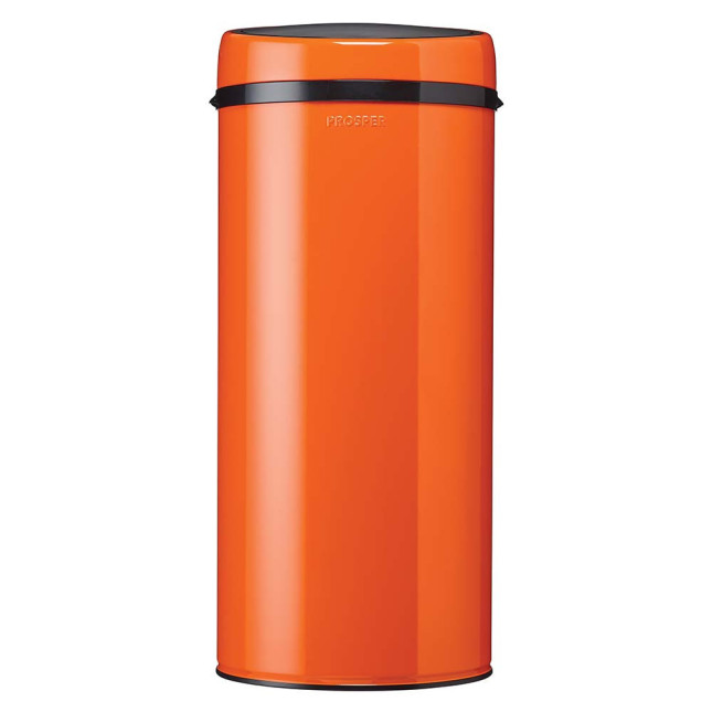 Poubelle cuisine à ouverture manuelle 45L Orange Clémentine Poubelle cuisine à ouverture manuelle 45L Orange Clémentine