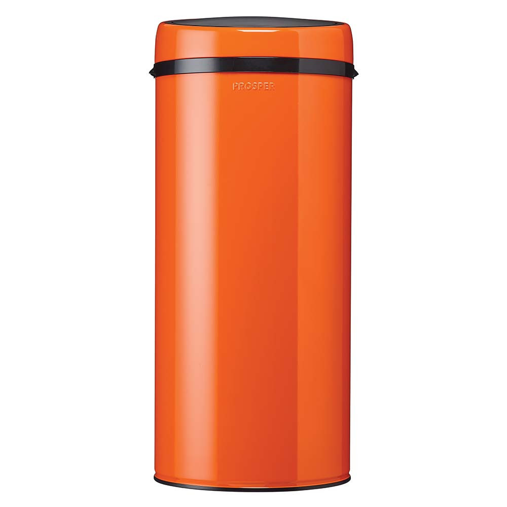 Poubelle cuisine à ouverture manuelle 45L Orange Clémentine Poubelle cuisine à ouverture manuelle 45L Orange Clémentine