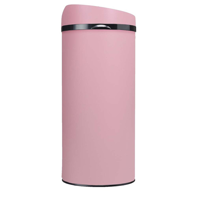 Poubelle cuisine à ouverture manuelle 45L Rose Dragée Poubelle cuisine à ouverture manuelle 45L Rose Dragée