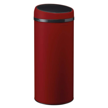 Poubelle cuisine à ouverture manuelle 45L Rouge Cerise