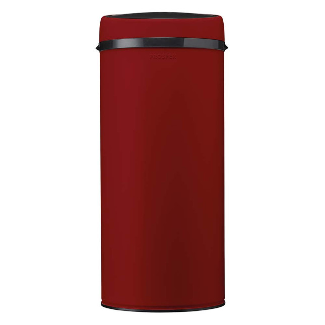 Poubelle cuisine à ouverture manuelle 45L Rouge Cerise Poubelle cuisine à ouverture manuelle 45L Rouge Cerise
