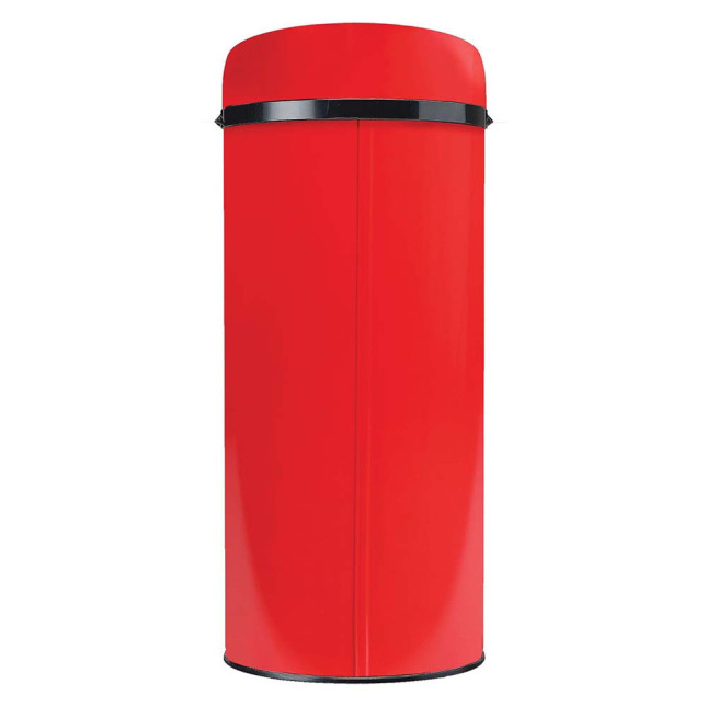 Poubelle cuisine à ouverture manuelle 45L Rouge Groseille Poubelle cuisine à ouverture manuelle 45L Rouge Groseille