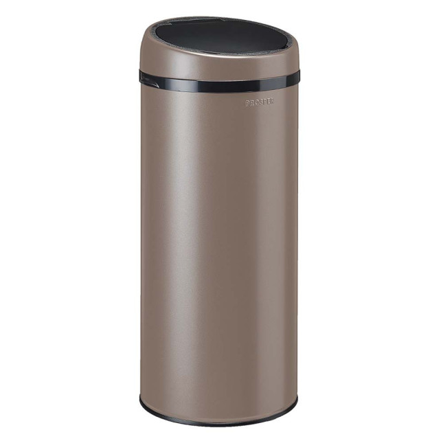 Poubelle cuisine à ouverture manuelle 45L Taupe Poubelle cuisine à ouverture manuelle 45L Taupe