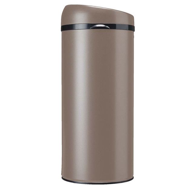 Poubelle cuisine à ouverture manuelle 45L Taupe Poubelle cuisine à ouverture manuelle 45L Taupe