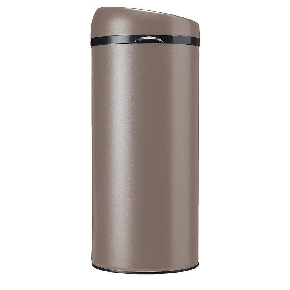 Poubelle cuisine à ouverture manuelle 45L Taupe Poubelle cuisine à ouverture manuelle 45L Taupe