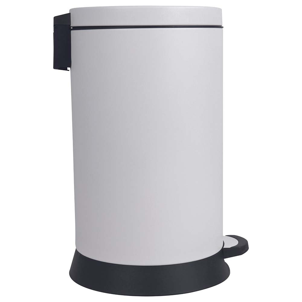 Poubelle cuisine à pédale 20L Blanc Coton Poubelle cuisine à pédale 20L Blanc Coton