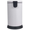 Poubelle cuisine à pédale 20L Blanc Coton Poubelle cuisine à pédale 20L Blanc Coton