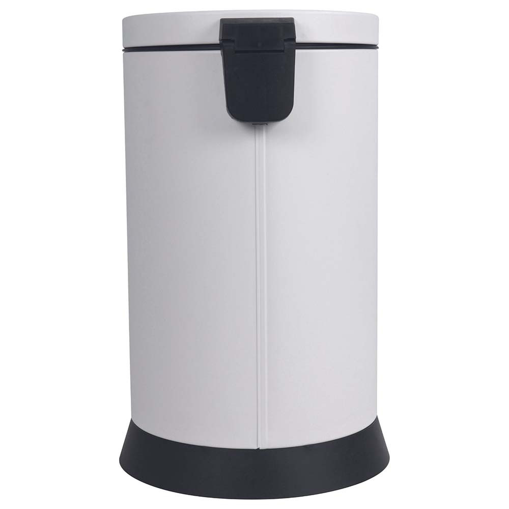 Poubelle cuisine à pédale 20L Blanc Coton Poubelle cuisine à pédale 20L Blanc Coton