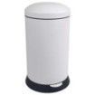 Poubelle cuisine à pédale 20L Blanc Coton Poubelle cuisine à pédale 20L Blanc Coton