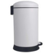 Poubelle cuisine à pédale 20L Blanc Coton Poubelle cuisine à pédale 20L Blanc Coton
