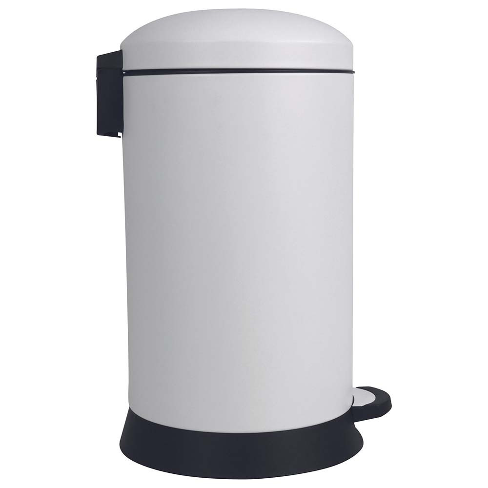 Poubelle cuisine à pédale 20L Blanc Coton Poubelle cuisine à pédale 20L Blanc Coton