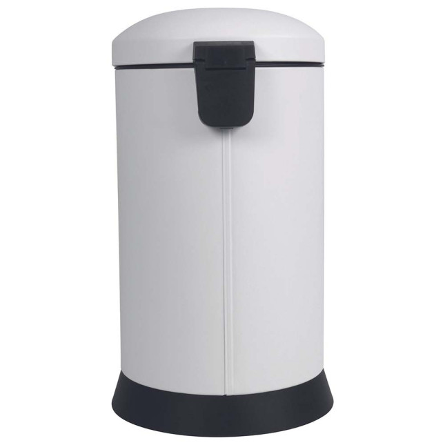 Poubelle cuisine à pédale 20L Blanc Coton Poubelle cuisine à pédale 20L Blanc Coton