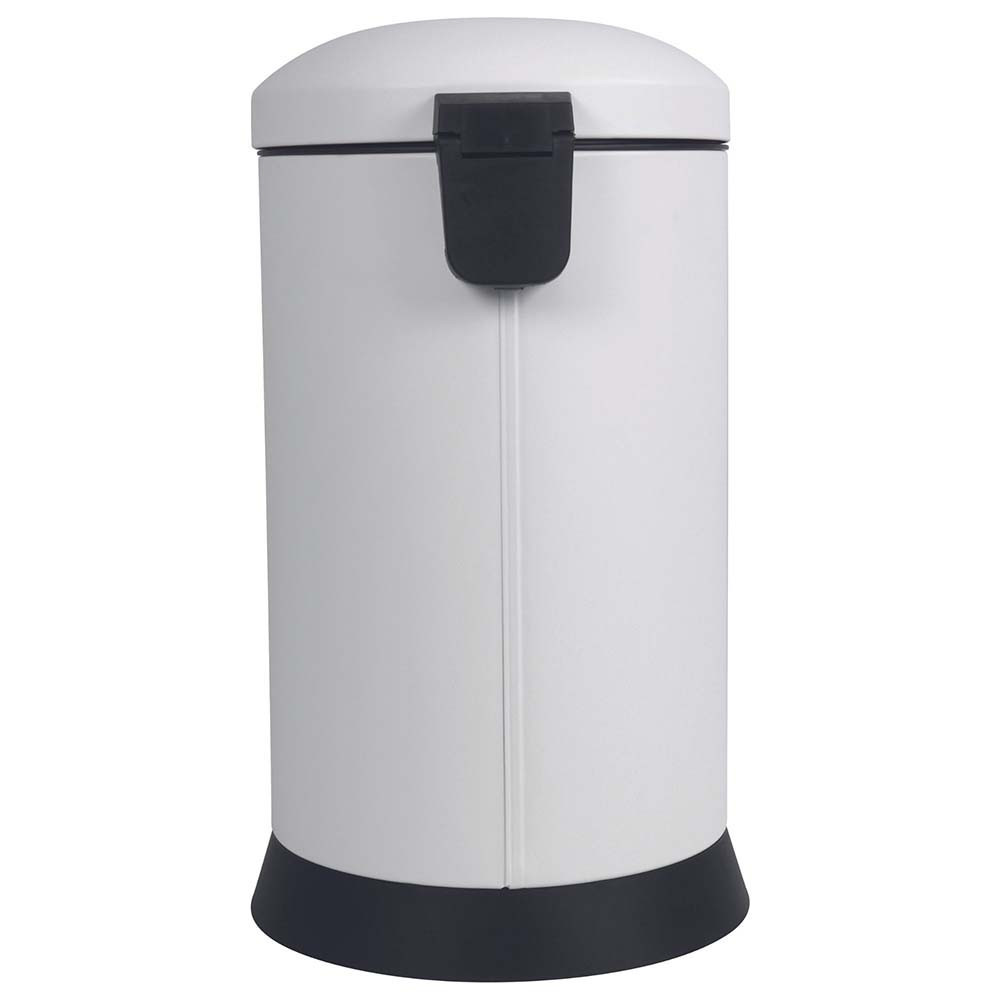 Poubelle cuisine à pédale 20L Blanc Coton Poubelle cuisine à pédale 20L Blanc Coton