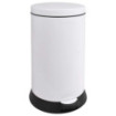 Poubelle cuisine à pédale 20L Blanc Éclat Poubelle cuisine à pédale 20L Blanc Éclat