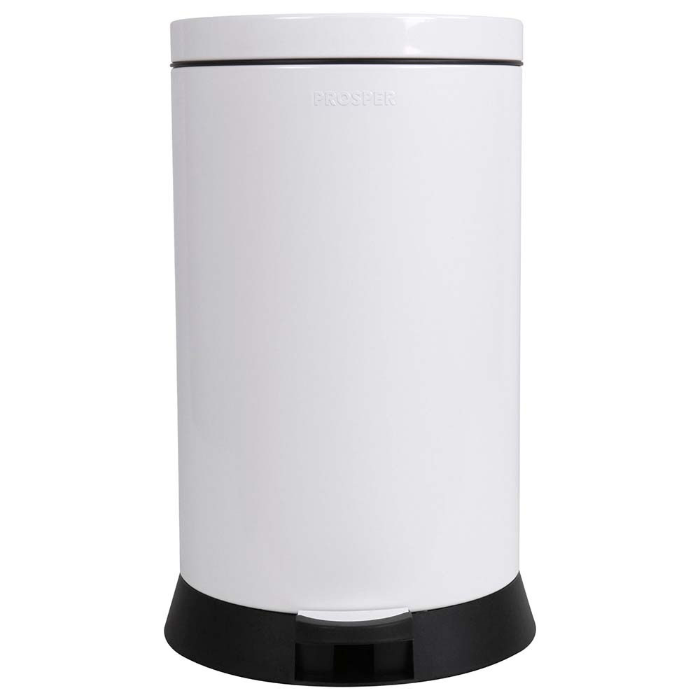 Poubelle cuisine à pédale 20L Blanc Éclat Poubelle cuisine à pédale 20L Blanc Éclat
