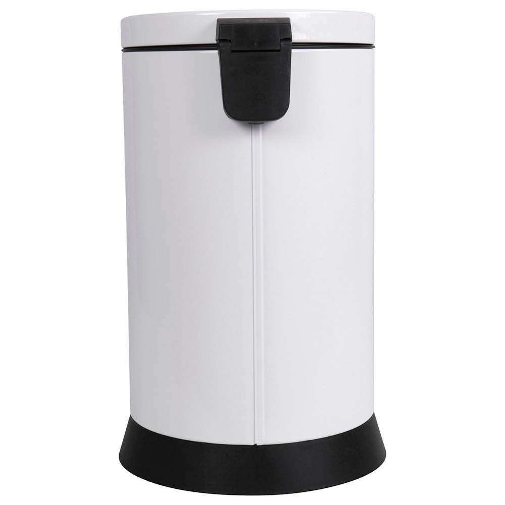 Poubelle cuisine à pédale 20L Blanc Éclat Poubelle cuisine à pédale 20L Blanc Éclat