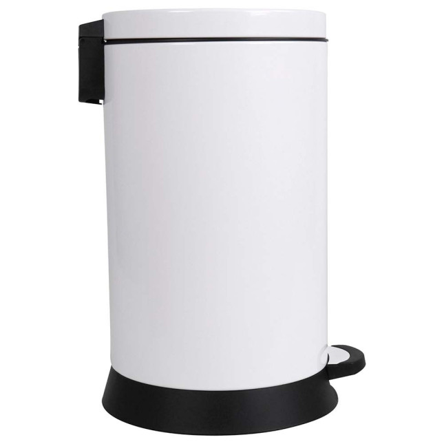 Poubelle cuisine à pédale 20L Blanc Éclat Poubelle cuisine à pédale 20L Blanc Éclat