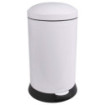 Poubelle cuisine à pédale 20L Blanc Éclat Poubelle cuisine à pédale 20L Blanc Éclat