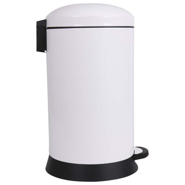 Poubelle cuisine à pédale 20L Blanc Éclat Poubelle cuisine à pédale 20L Blanc Éclat