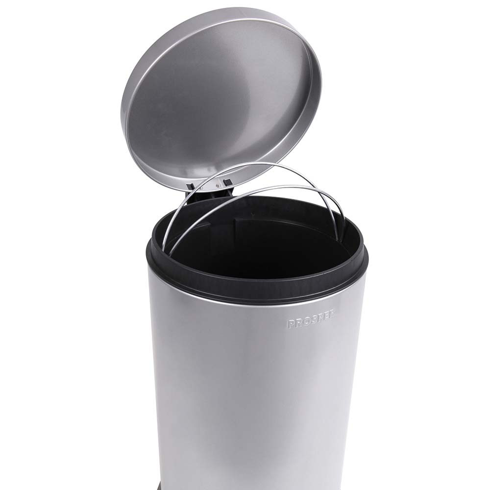 Poubelle cuisine à pédale 20L Gris Galet