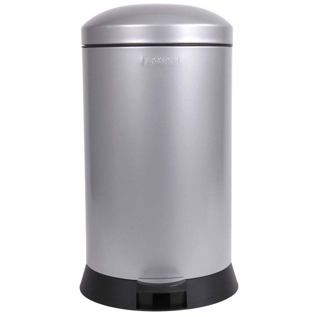 Poubelle cuisine à pédale 20L Gris Galet