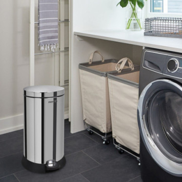 Poubelle cuisine à pédale 20L Inox