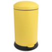 Poubelle cuisine à pédale 20L Jaune Mimosa